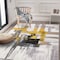 World Rug Gallery Contemporary Modern Abstract Area Rug 3'3'' x 5' Gold 950GOLD3X5 - alternate 4